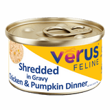 VéRUS Shredded Chicken & Pumpkin in Gravy Dinner Canned Cat Food, 24/2.8oz Cans