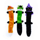 Zippy Paws Halloween 2026 Skinny Peltz Plush Dog Toy, Large 3pk