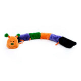 Zippy Paws Halloween 2026 Caterpillar Plush Dog Toy, Deluxe