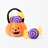 Zippy Paws Halloween 2026 Burrow Puzzle Plush Dog Toy, Trick-or-Treat Basket