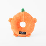 Zippy Paws Halloween 2026 Donut Buddies Plush Dog Toy, Pumpkin