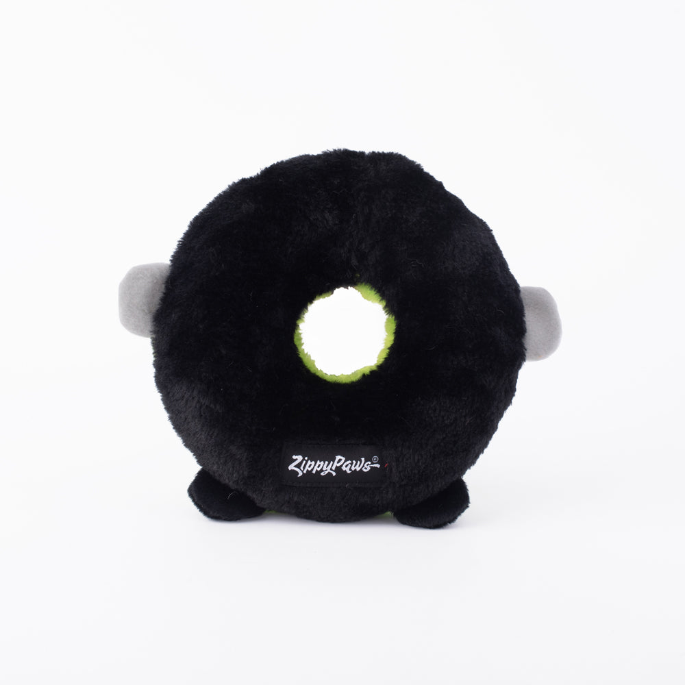 Zippy Paws Halloween 2026 Donut Buddies Plush Dog Toy, Frankenstein's Monster