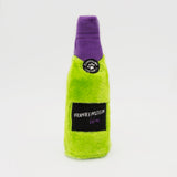 Zippy Paws Halloween 2026 Happy Hour Crusherz Plush Dog Toy, Frankenstein Wine