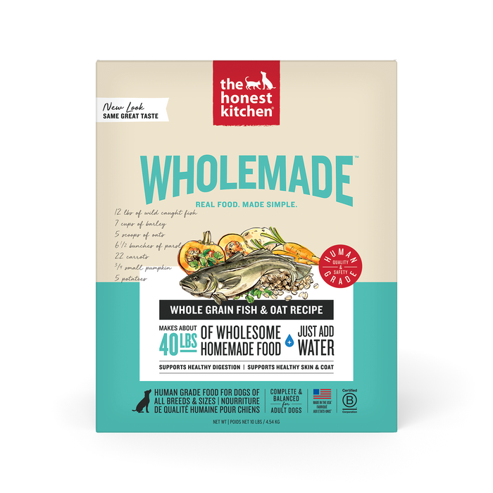The Honest Kitchen Whole Grain Fish & Oats Recipe Dehydrated Dog Food