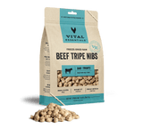 Vital Essentials Beef Tripe Nibs Freeze Dried Raw Dog Treats, 14oz