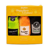 Zippy Paws Halloween 2026 Happy Hour Crusherz Plush Dog Toy, 3pk