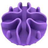 Palz&Co Paw Puzzle Slow Feeder Dog Bowl Insert, Medium Purple