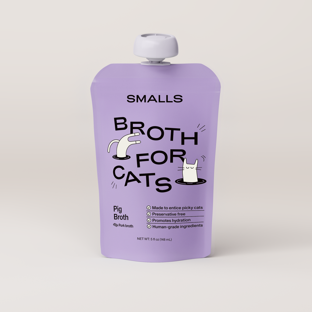 Smalls Pig Broth Slow Cooked Pork Bone Broth Food Topper for Cats