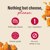 The Honest Kitchen Cheese Bites Cheddar Recipe Dog Treats, 2oz