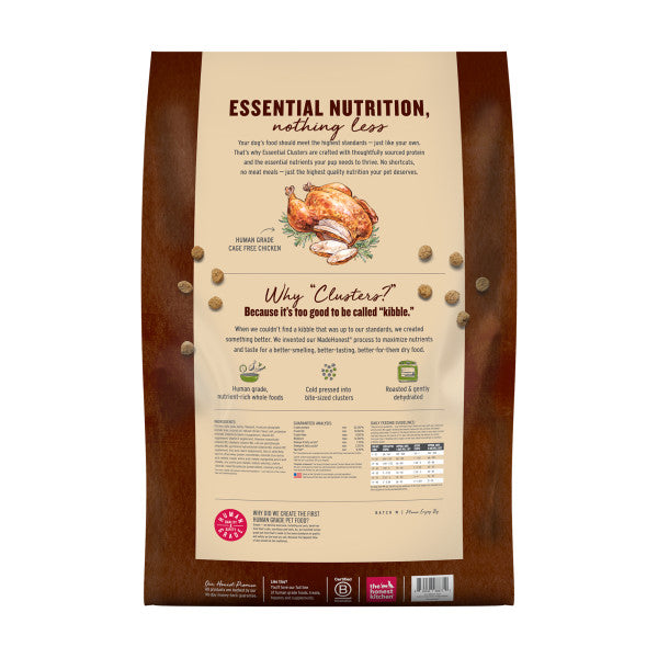 The Honest Kitchen Essentials Whole Food Clusters Whole Grain Chicken Recipe Dry Dog Food