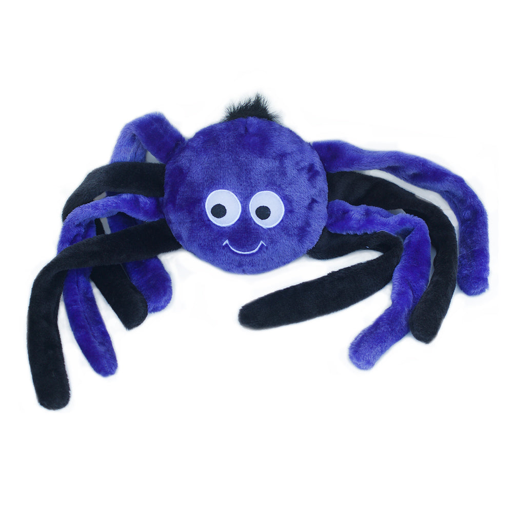 Zippy Paws Halloween 2026 Grunterz Plush Dog Toy, Purple Spider