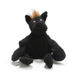 HuggleHounds Knottie HuggleMutt Durable Squeaky Plush Dog Toy, Tiny