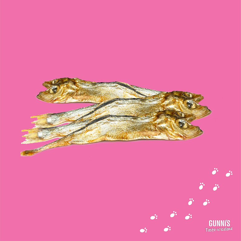Gunni's Taste of Iceland Whole Herring Dog Treats
