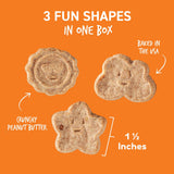 Cloud Star Wag More Bark Less Oven Baked Dog Treats with Crunchy Peanut Butter