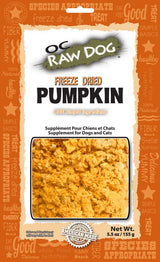 OC Raw Freeze Dried Pumpkin Food Topper For Dogs, 4oz