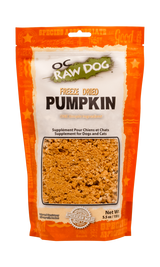 OC Raw Freeze Dried Pumpkin Food Topper For Dogs, 4oz
