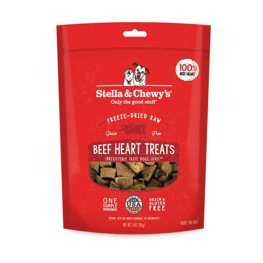 Stella & Chewy's Freeze Dried Beef Heart Treats For Dogs, 3oz