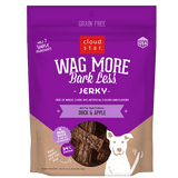 Cloud Star Wag More Bark Less Grain Free Duck & Apple Jerky Dog Treats, 10oz