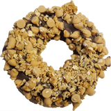 K9 Granola Factory Donut Shop Gourmet Donut For Dogs, Carob Peanut Butter Crunch