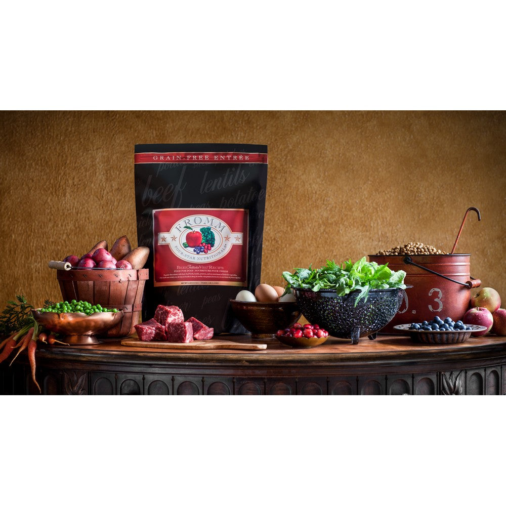 Fromm Four Star Nutritionals Grain-Free Beef Frittata Veg Dry Dog Food