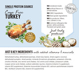 The Honest Kitchen Grain Free Limited Ingredient Turkey Recipe Dehydrated Dog Food, 4lb