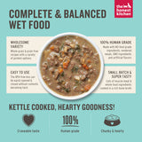 The Honest Kitchen One Pot Stews Simmered Salmon & Chicken Stew with Brown Rice & Broccoli Wet Dog Food Wet Dog Food, 6/10.5oz