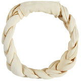 Donegal Natural Pet Treats Braided Rawhide Ring Dog Chew
