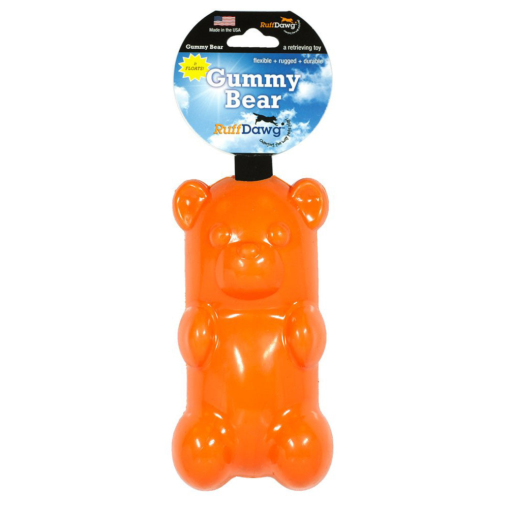 RuffDawg USA GummyBear Rubber Retrieving Dog Toy