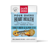 The Honest Kitchen Functional Pour Overs Heart Support Turkey & Salmon Stew Food Topper For Dogs, 12/5.5oz